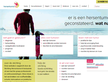 Tablet Screenshot of hersentumor.nl